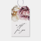 Rustieke overvloed bloemencadeau voor jou cadeaulabel (Voorkant)