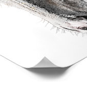 Rustieke Paard Minimalistische Moderne Landboerder Poster (Hoek)