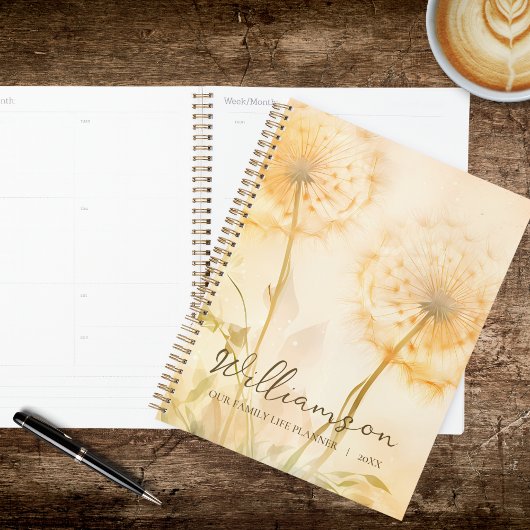 Rustieke Paardenbloem Ons Gezinsleven Planner