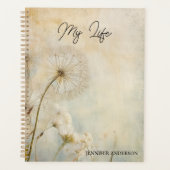 Rustieke Paardenbloemen Planner (Voorkant)
