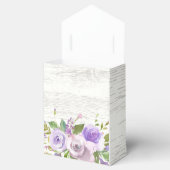 Rustieke paarse bloemen Vrijgezellenfeest Favor Bo Bedankdoosjes (Geopend)