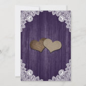 Rustieke Paarse hout metselaar pot zonnebloem brui Kaart (Achterkant)