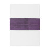 Rustieke Paarse hout Zonnebloemen Lavendel Bruilof Uitnodigingen Wikkel (Achterkant Voorbeeld)