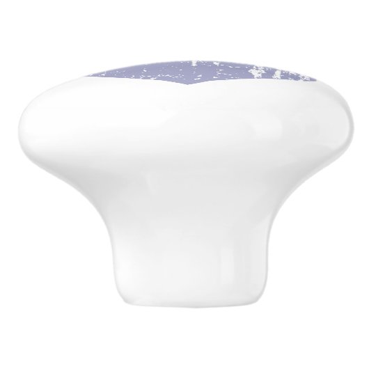 Rustieke paarse liefde hart deur of lade pull knop (Zijkant)