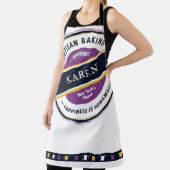 Rustieke Paarse Marine Ambachtelijke Hipster Schort (Insitu)