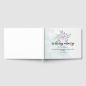 Rustieke Paarse Roos Eucalyptus begrafenis gast Gastenboek (Volledig)