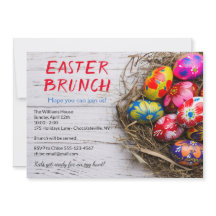 Rustieke Paasbrunch Geschilderde Eieren | Feestdag