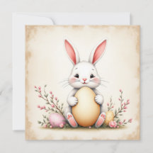 Rustieke paashaas en eieren