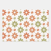 Rustieke Paashaas Warme Lente set van 3 Inpakpapier Vel (Voorkant 2)