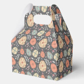 Rustieke Paastafel Cadeaudoos – Donkere Bloemen Ei Bedankdoosjes (Achterkant)