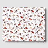 Rustieke paddenstoel Enchanted Baby shower Gastenboek (Achterkant)