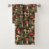 Rustieke Paddenstoel Handdoek Natuur's Zachte Kleu (Insitu)