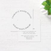 Rustieke Pagan Wiccan Pentacle Sieraden Oorbel Vierkante Visitekaartjes (Bureau)