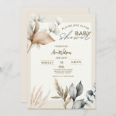 Rustieke Pampas Grass Boho botanische eucalyptus b Kaart (Voorkant / Achterkant)