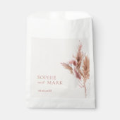 Rustieke Pampas Grass bruiloft Dank u Bedankzakje (Voorkant)