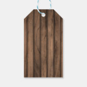 Rustieke Pannenkoeken Baby & Brunch Baby shower Cadeaulabel (Achterkant)