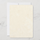 Rustieke Paradijs Waterverf Wijngaard Bruiloft Kaart (Achterkant)