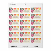 Rustieke Paradise Adresetiketten Etiket (Full Sheet)