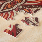 Rustieke parelhoenvogels lopen legpuzzel (Zijkant)