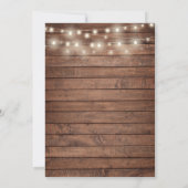 Rustieke paren douche per post lange afstand kaart (Achterkant)