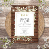 Rustieke paren douche per post lange afstand kaart