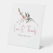 Rustieke partij voorkeursborden reclamebord met voetstuk (Voorkant)