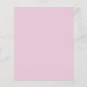 Rustieke Pastel Bloem Terrarium Tuin Bruiloft Flyer (Achterkant)