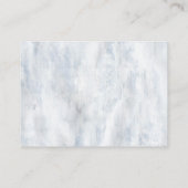 Rustieke Pastel Botanics bruiloft receptie kaart (Achterkant)