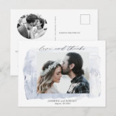 rustieke pastel Foto Dankjewelansichtkaart Briefkaart (Voorkant / Achterkant)