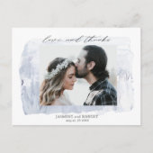 rustieke pastel Foto Dankjewelansichtkaart Briefkaart (Voorkant)