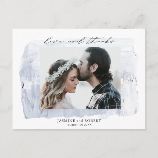 rustieke pastel Foto Dankjewelansichtkaart Briefkaart (Voorkant)