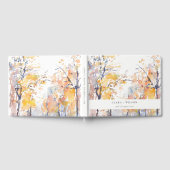 Rustieke Pastel Geel Herfst Herfst Landschap Bruil Gastenboek (Volledig)