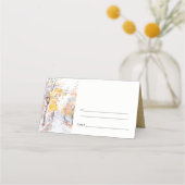 Rustieke Pastel Geel Herfst Herfst Landschap Bruil Plaatskaartje (Achterkant)