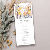 Rustieke Pastel Herfst Herfst Landschapsprogramma Kaart