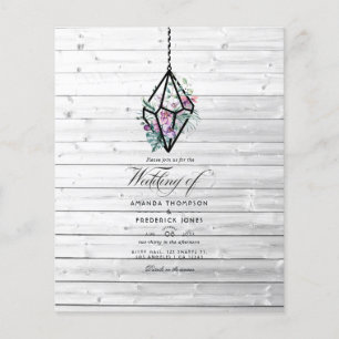 Rustieke Pastel Kleur Bloemen Terrarium Tuin Bruil Flyer