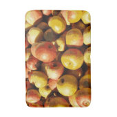 Rustieke Pastel Kleurrijke Herfst Apple Orchard Oo Badmat (Voorkant Verticaal)