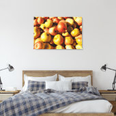 Rustieke Pastel Kleurrijke Herfst Apple Orchard Oo Canvas Afdruk (Insitu (Slaapkamer))