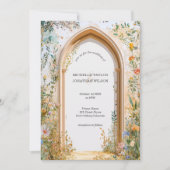 rustieke pastelweide Wildflower Garden Kaart (Voorkant)