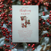 Rustieke Patchwork Ho Ho Ho Kerstmis Kaart