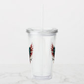 Rustieke patriottische Amerikaanse / USA zeearend Acryl Drinkbeker (Rechts)