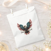 Rustieke patriottische Amerikaanse / USA zeearend Bedankzakje (Geknipt)