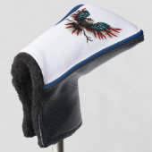 Rustieke patriottische Amerikaanse / USA zeearend Golfheadcover (3/4 voorkant)