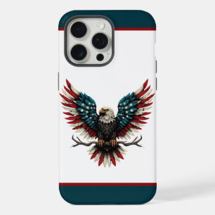 Rustieke patriottische Amerikaanse / USA zeearend iPhone 15 Pro Max Case