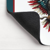 Rustieke patriottische Amerikaanse / USA zeearend Muismat (Hoek)