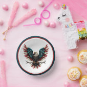 Rustieke patriottische Amerikaanse / USA zeearend Papieren Kommen (Feest)