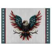 Rustieke patriottische Amerikaanse / USA zeearend Snijplank (Voorkant)