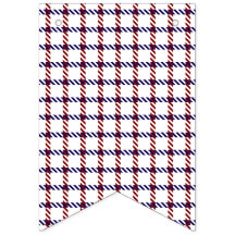 Rustieke patriottische rode, witte en blauwe Gingh