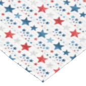 Rustieke patriottische rode, witte en blauwe sterr tafelkleed (Gekanteld)