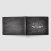 rustieke pensioenpartij |  schoolbord gastenboek (Volledig)