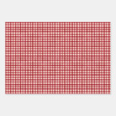 Rustieke peperkoek Citrus Spice Gingham Kerstmis Inpakpapier Vel (Voorkant 3)